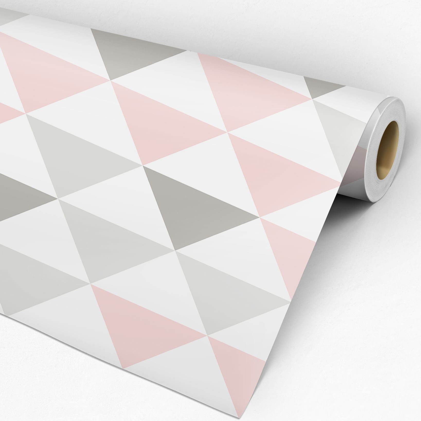 Papel de Parede 3D Geométrico: Transforme Seu Quarto com Profundidade e Estilo