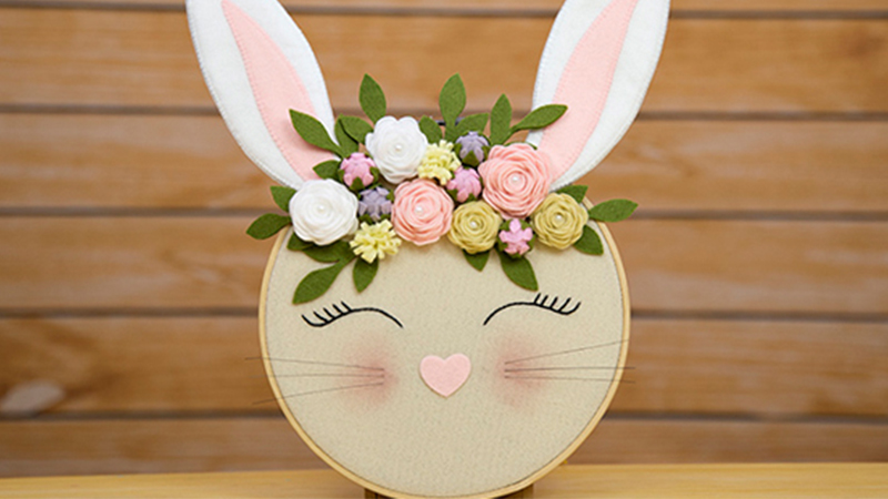 Técnicas de Bordado em Feltro para Detalhes de Páscoa