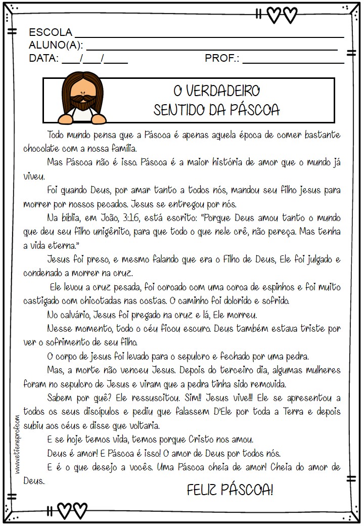 pascoa historia infantil