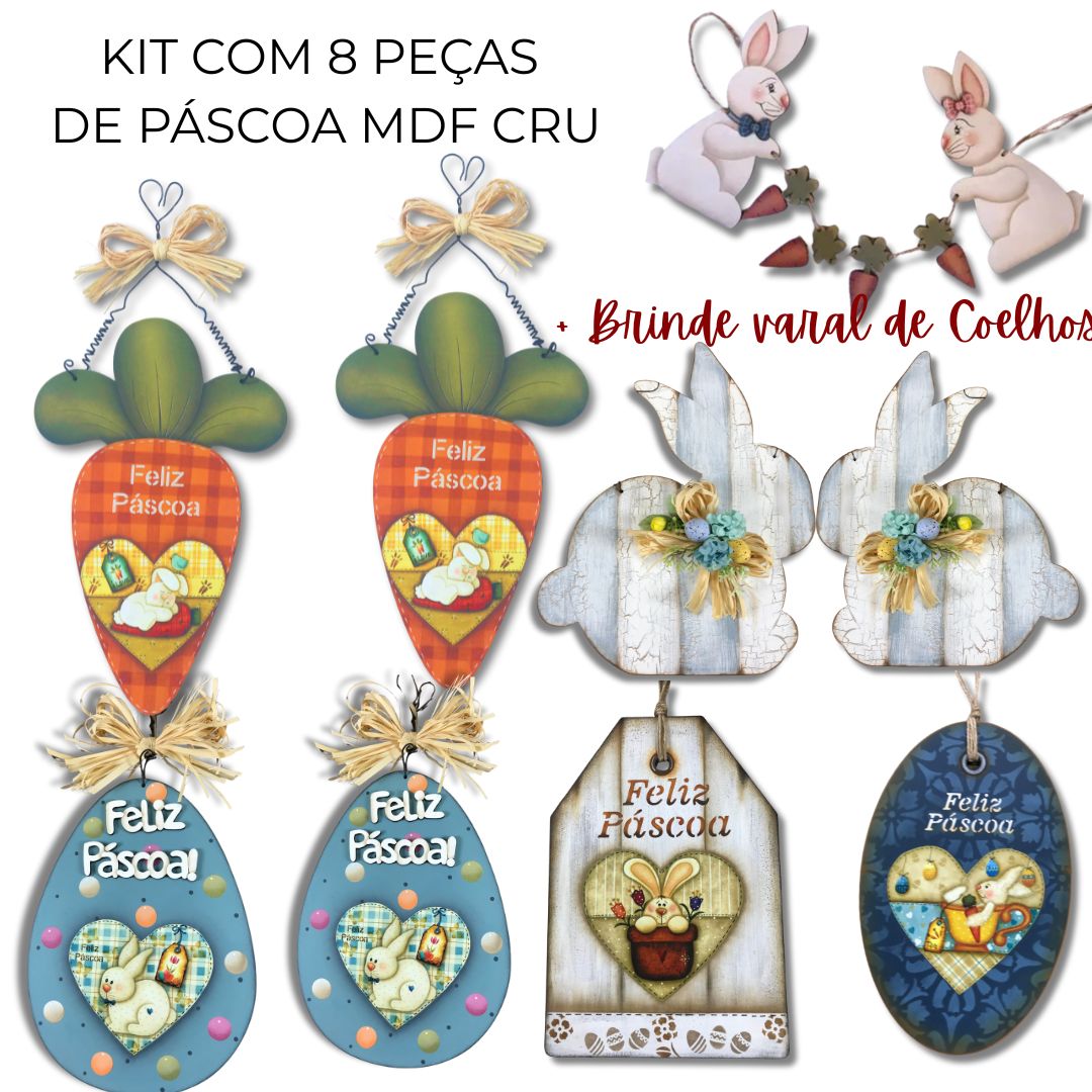 Tendências de decoração de Páscoa com MDF em 2024