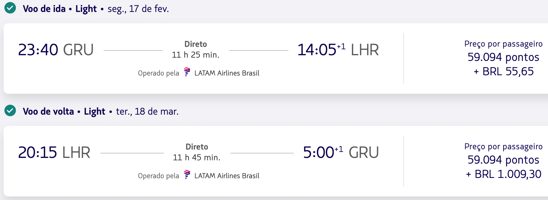 Passagens aéreas para Londres direto de SP