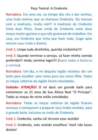 esquetes teatrais para escola