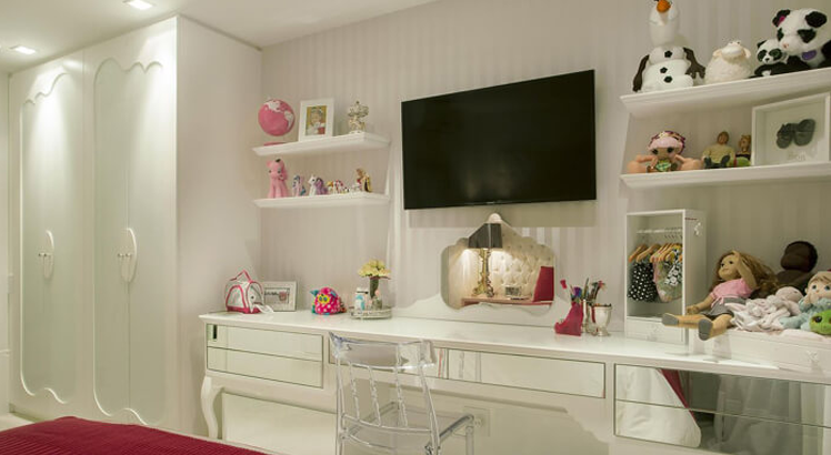 ideias de penteadeira quarto pequeno