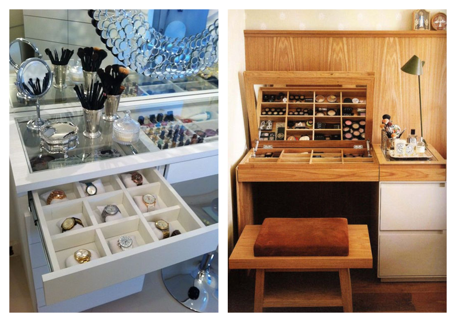 penteadeira camarim ou suspensa qual a melhor