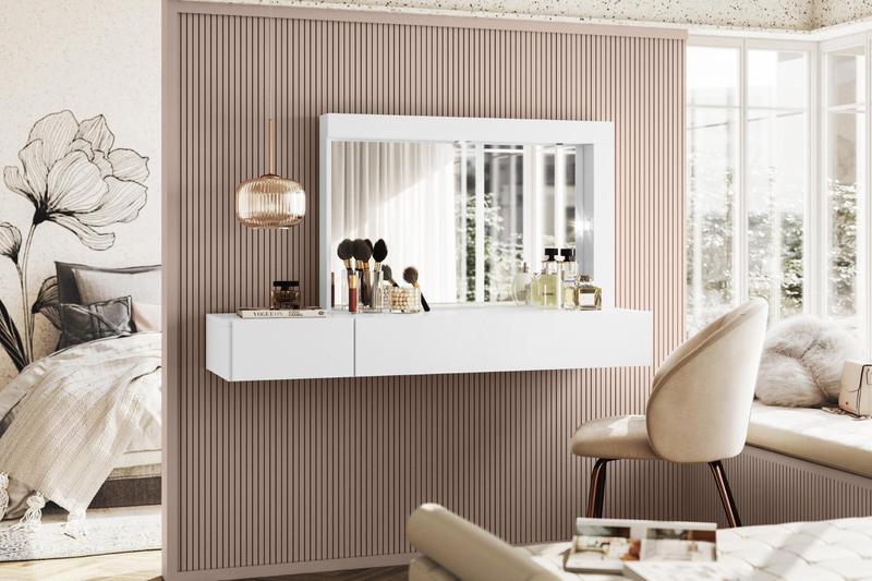 penteadeira suspensa ou camarim qual escolher