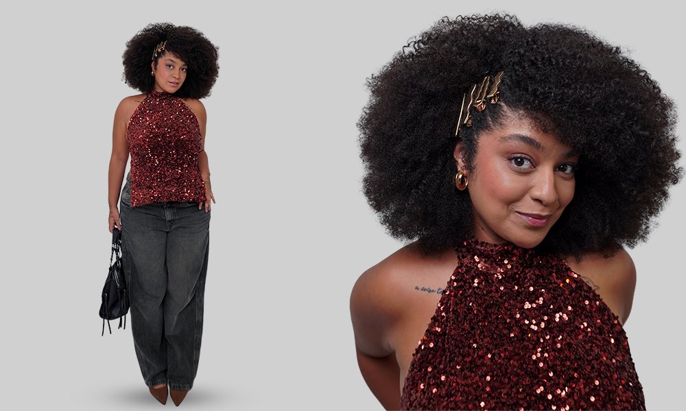 penteado cabelo cacheado vs cabelo liso qual escolher