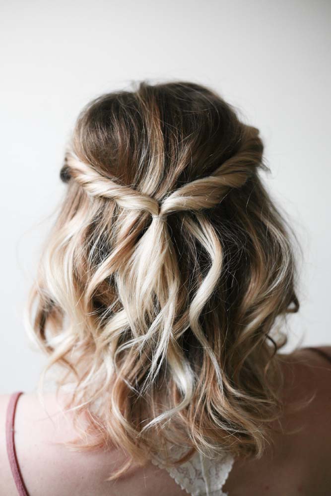 penteado rápido cabelo médio liso para academia