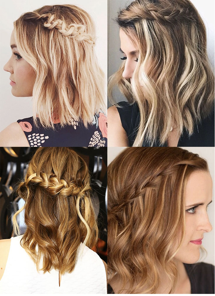 penteado rápido cabelo médio liso para academia