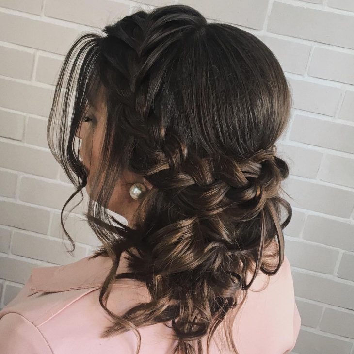 ideias de penteados para cabelo médio liso