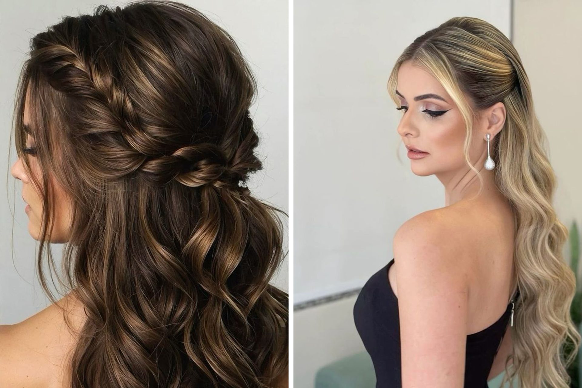 penteado de cabelo solto