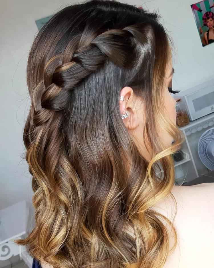 penteado cabelo solto vs preso qual escolher
