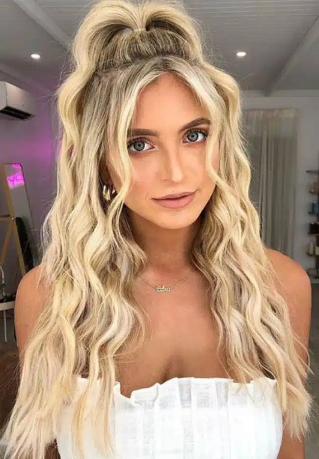 penteados cabelo solto escola inspiração