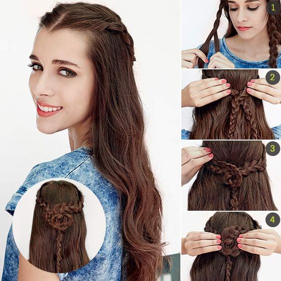 penteado cabelo solto vs preso para escola