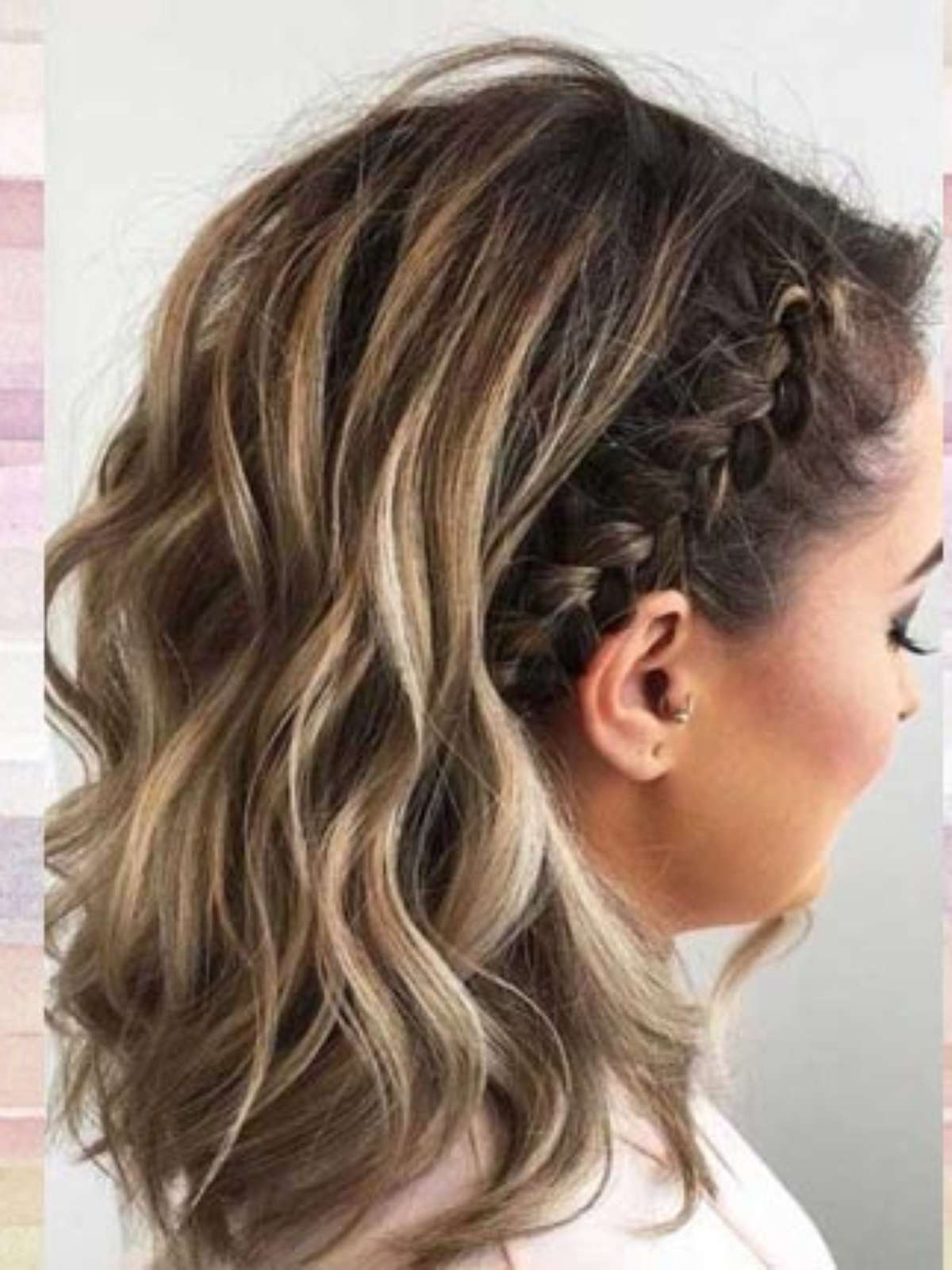 ideias de penteados para cabelo curto para festa
