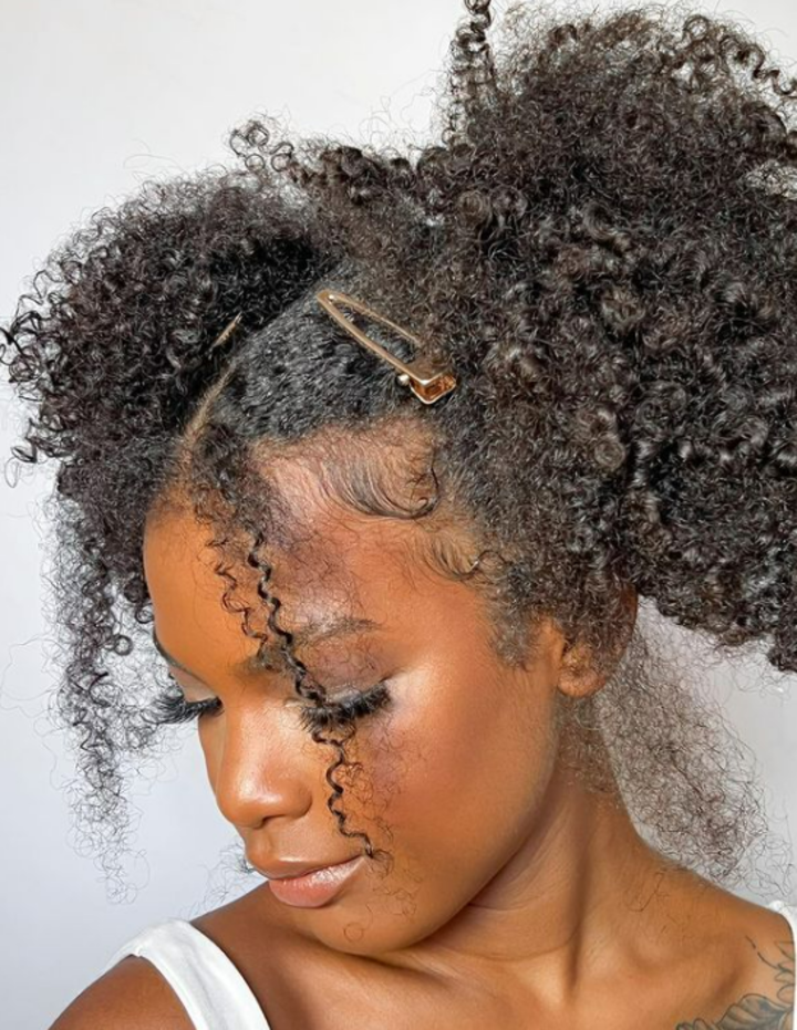 penteados para transição capilar cabelo cacheado curto