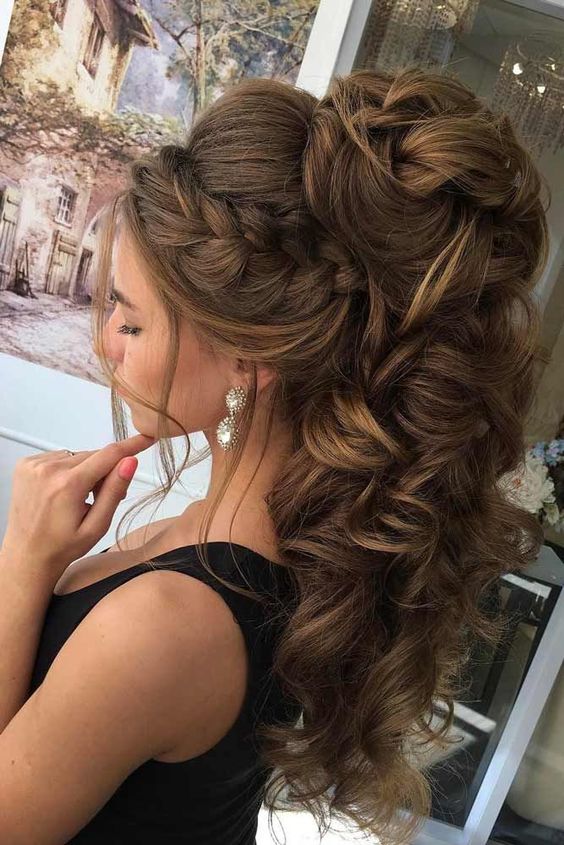 penteados para casamento cabelo longo