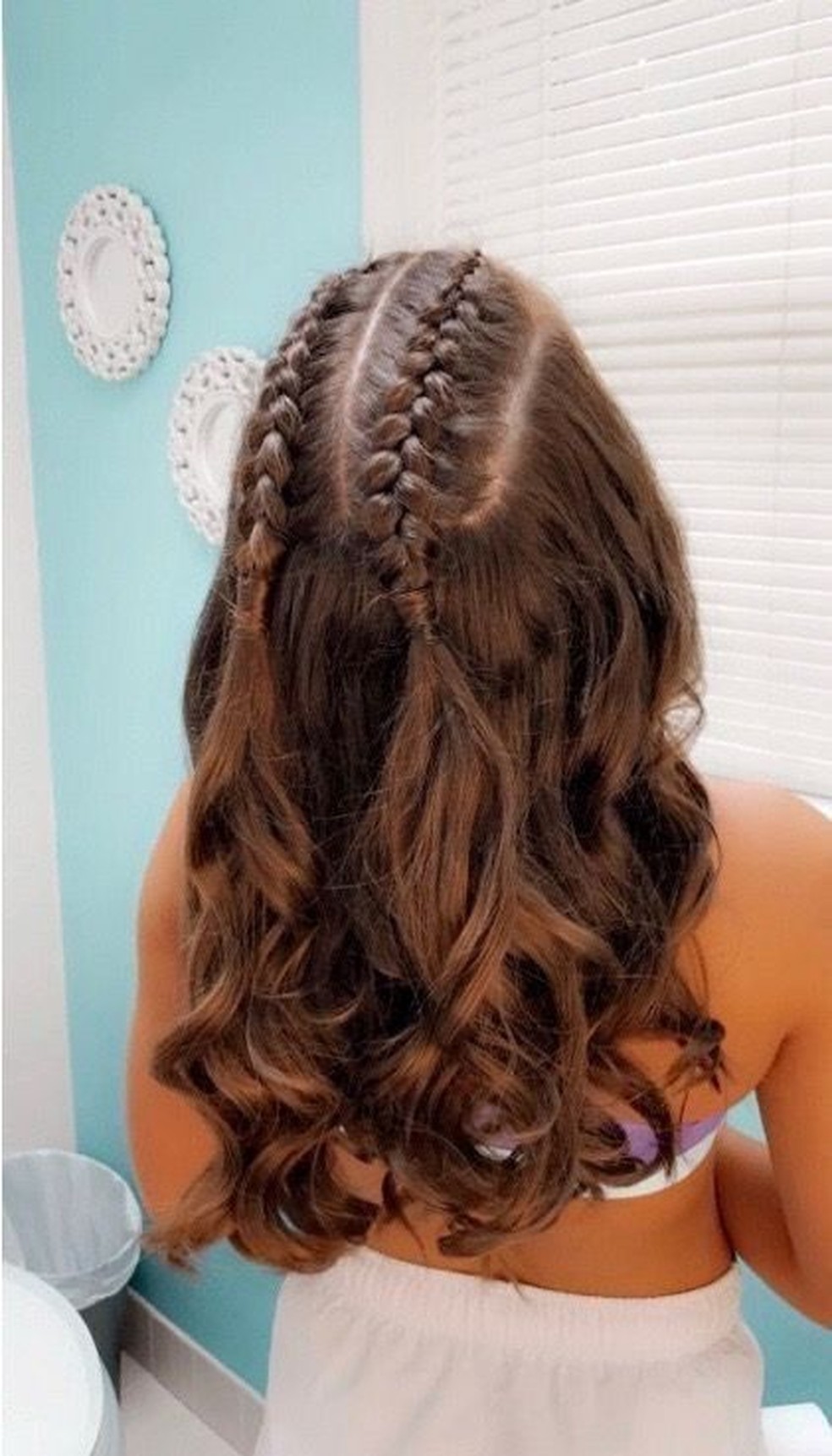 erros ao fazer trança para festa cabelo solto