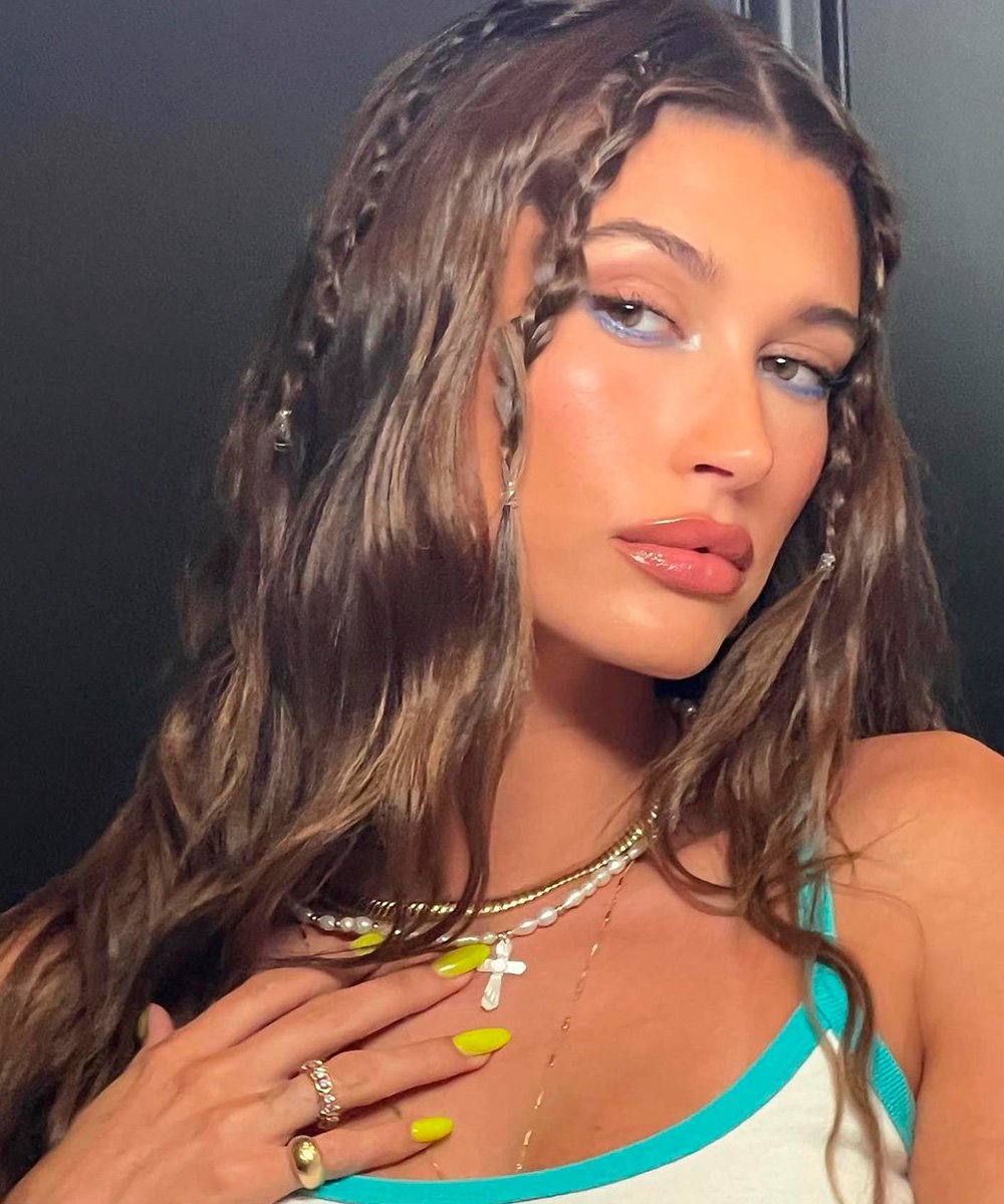 penteado trança lateral cabelo solto para casamento