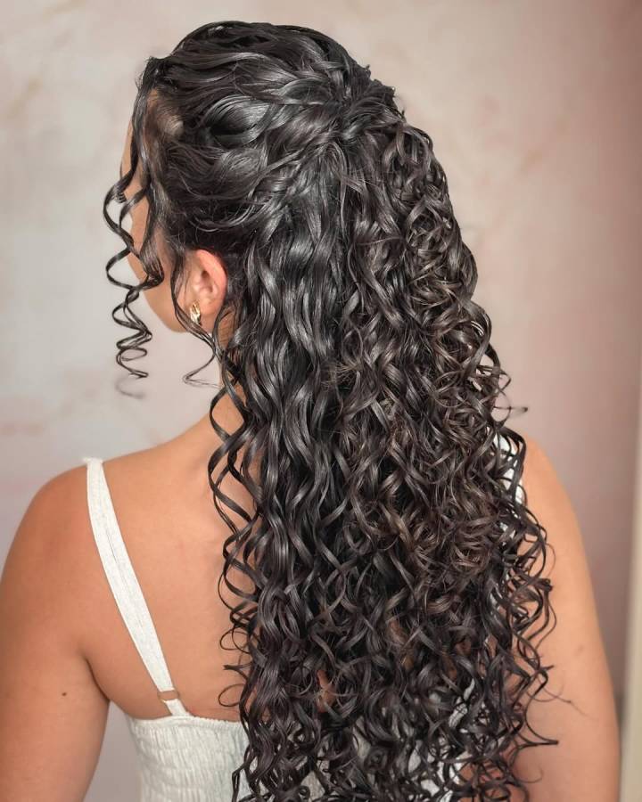 erros ao fazer trança para festa cabelo solto