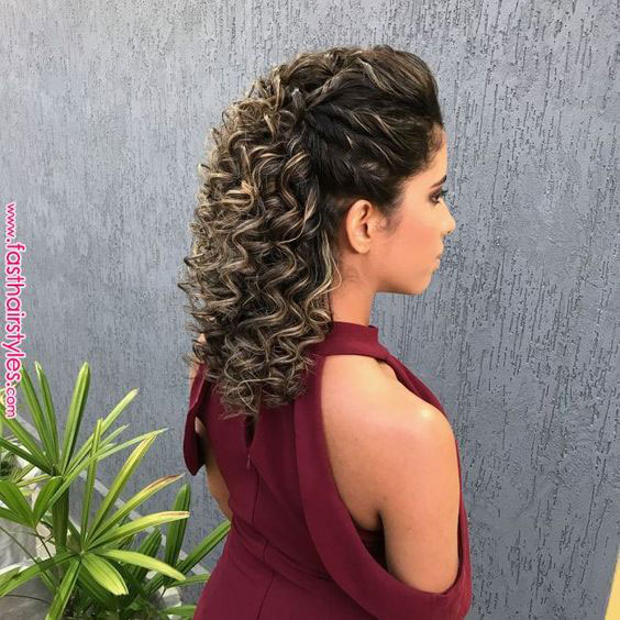 como fazer baby hair penteado formatura cacheado