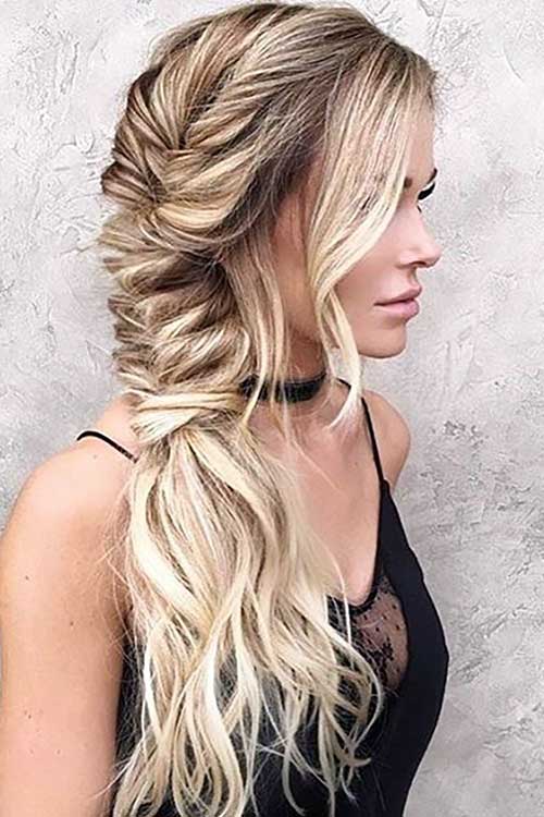 penteados para formatura com cabelo solto e liso