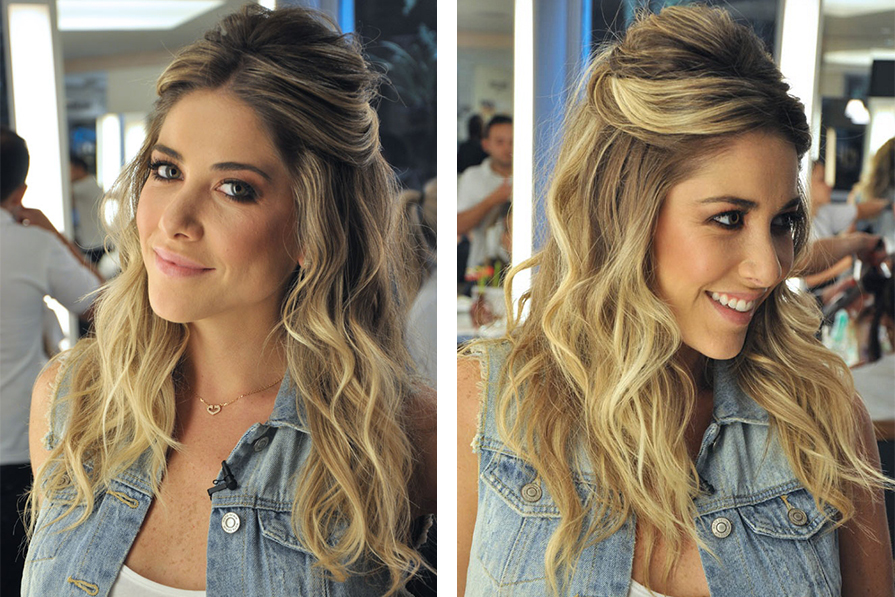 penteados para formatura com cabelo solto e liso