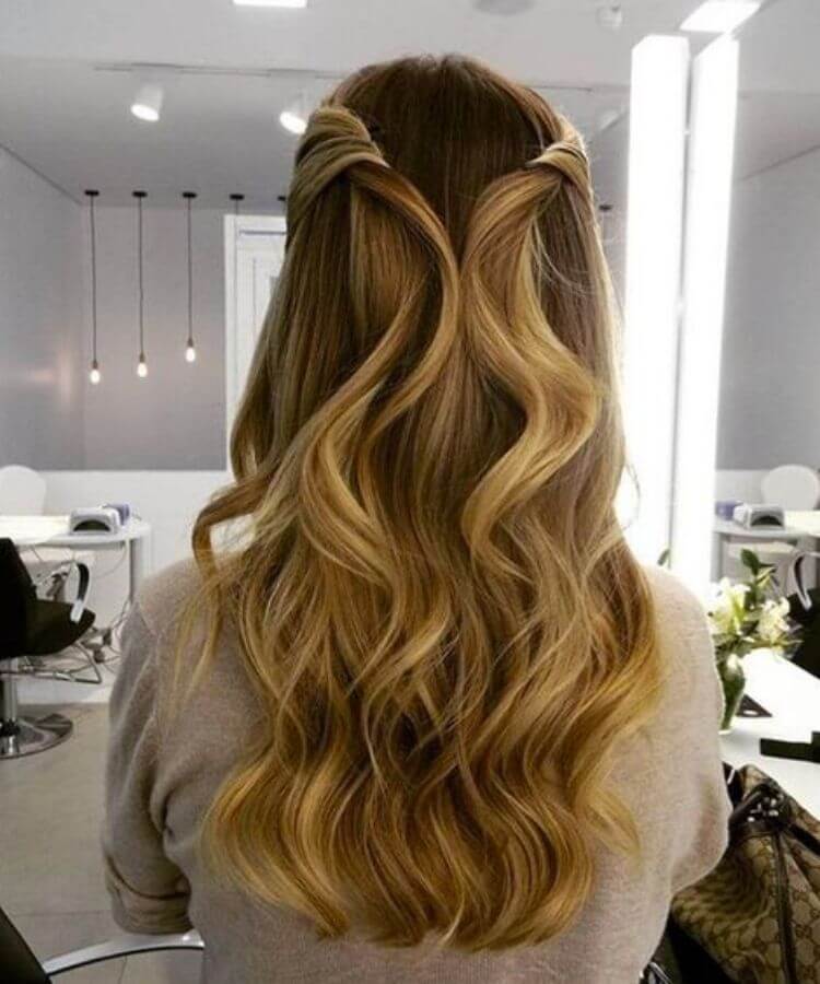penteados para formatura com cabelo solto e liso