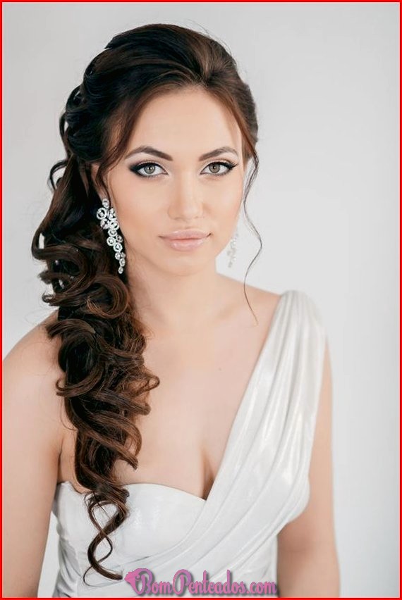 penteados para noivas com tranças cabelo preto