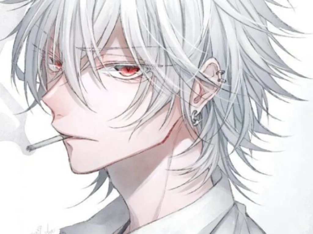 personagens de cabelo branco