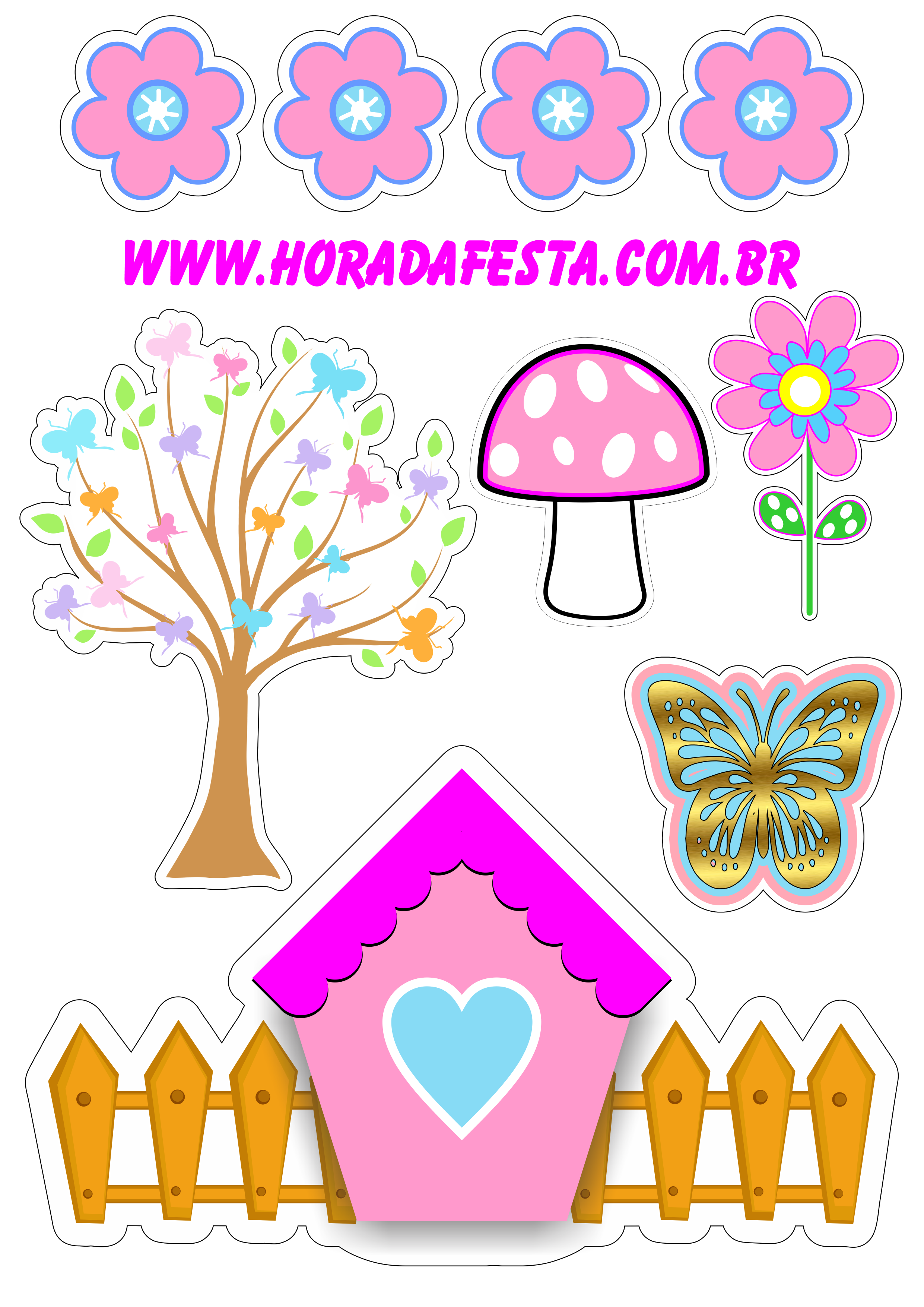Chá de bebê Jardim das Borboletas