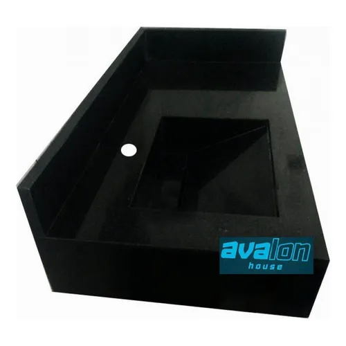 pia esculpida em granito