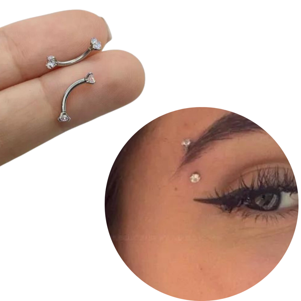 preço piercing sobrancelha
