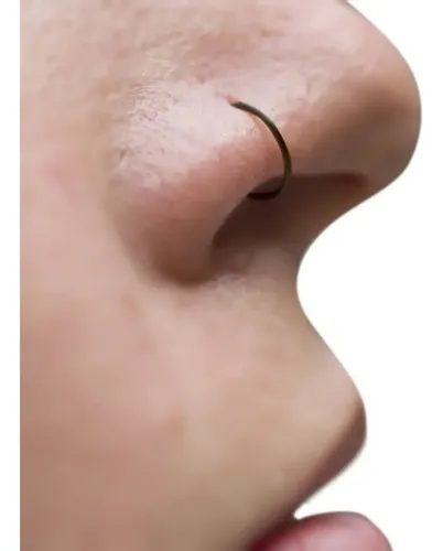 piercing masculino nariz argola