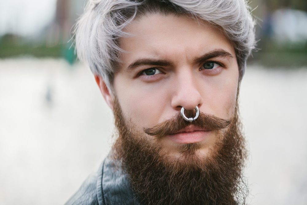 piercing masculino nariz aço cirúrgico
