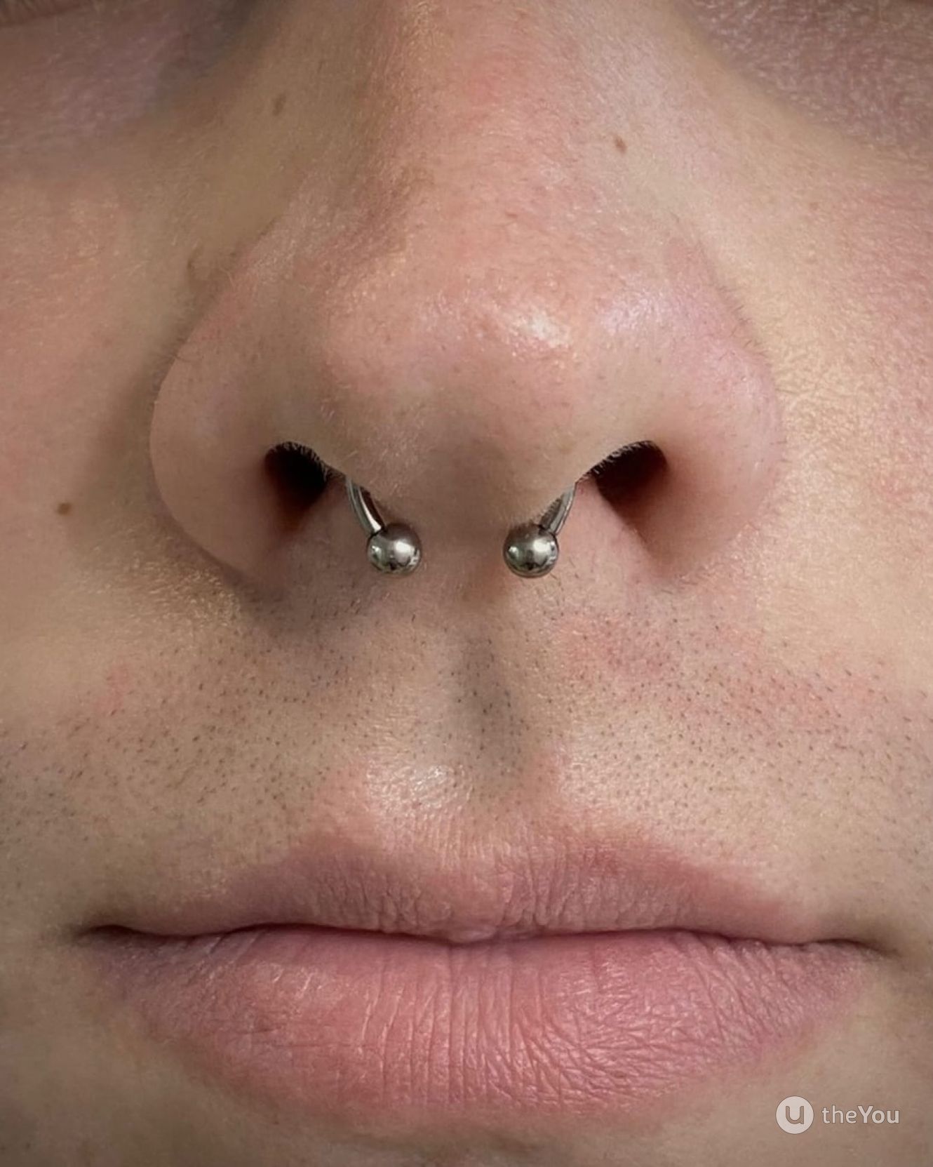 piercing masculino nariz prata