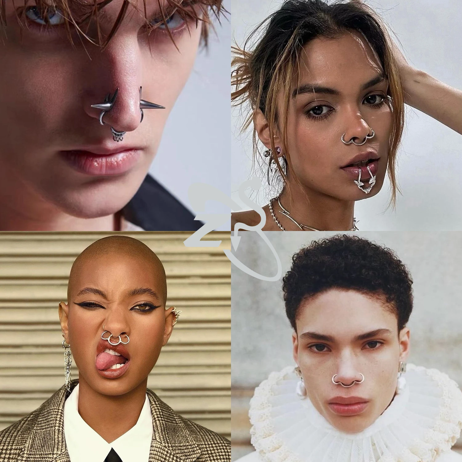 melhor material para piercing nariz masculino