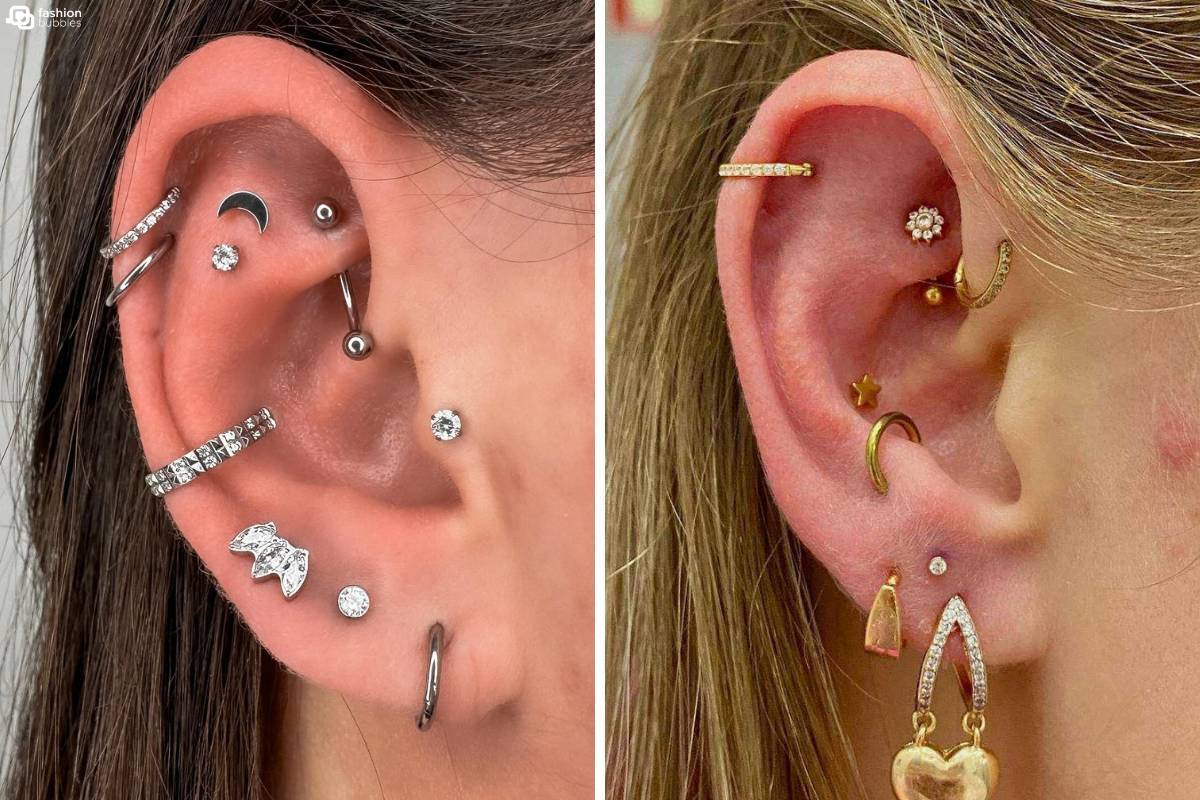 piercing orelha de pressão masculino