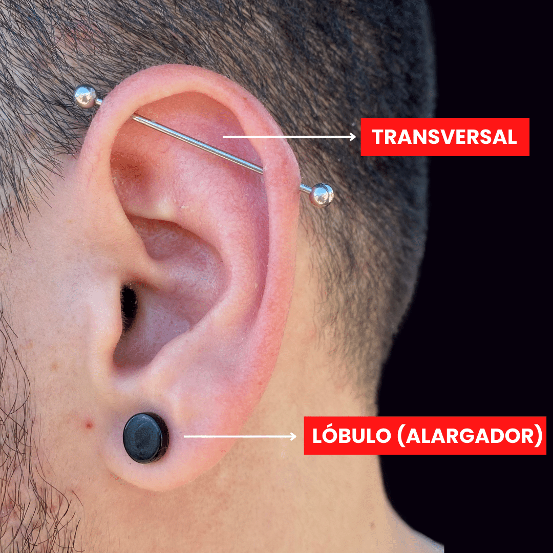 tipos de piercing orelha masculino