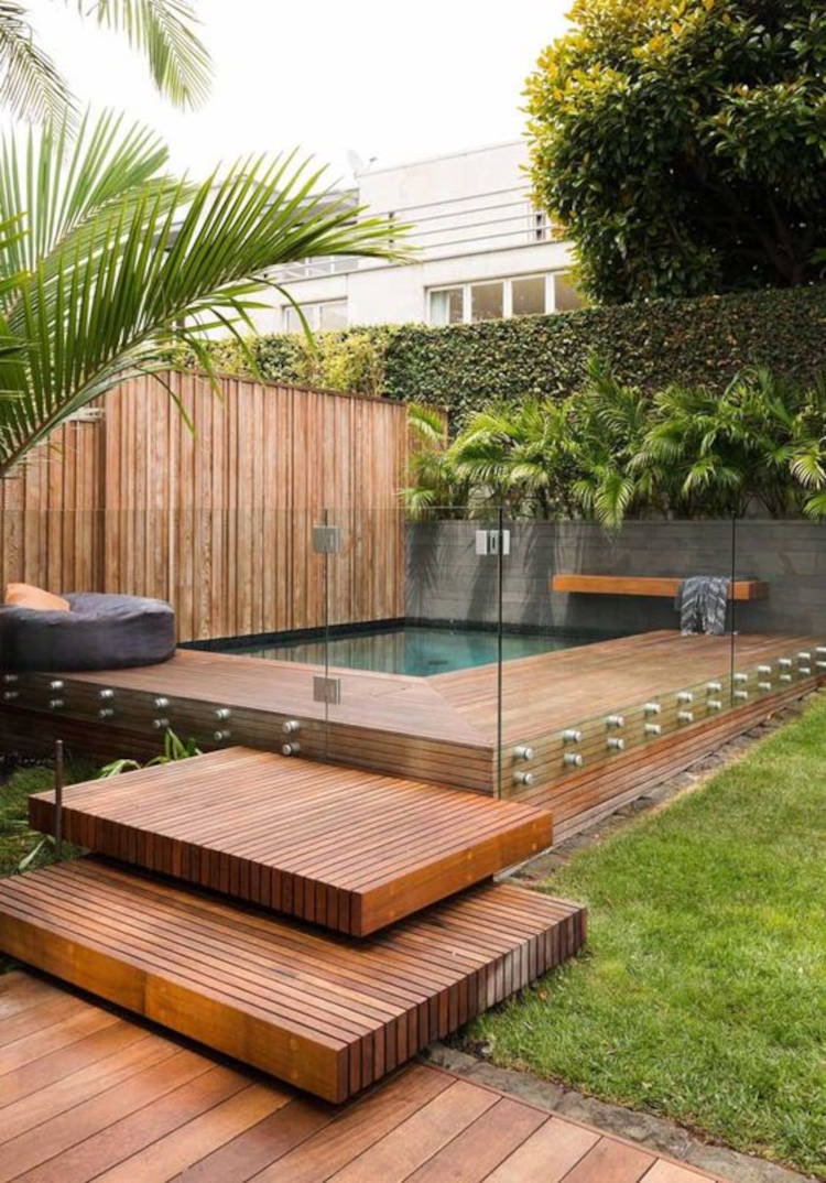 piscinas com deck