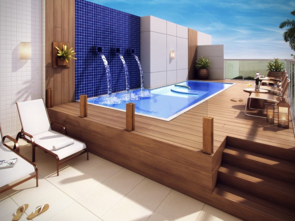 custo médio de instalação de piscina com deck
