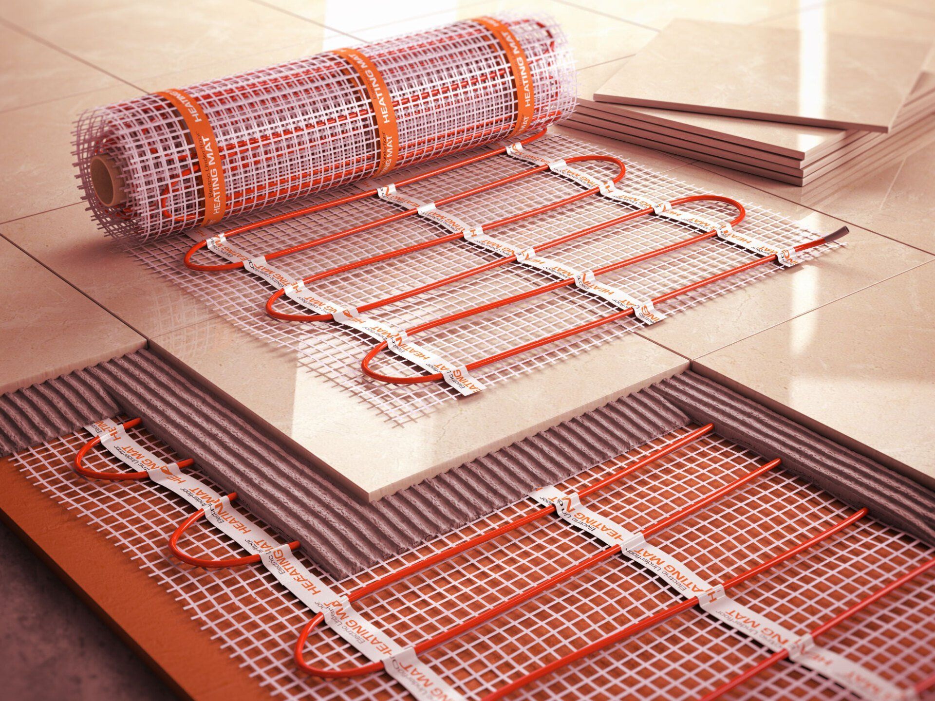 piso com aquecimento