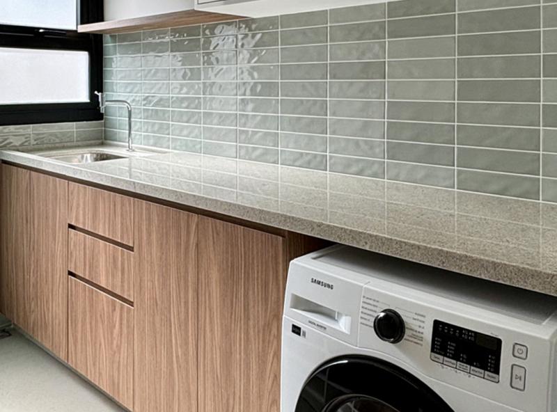 Microcimento na lavanderia: Vantagens