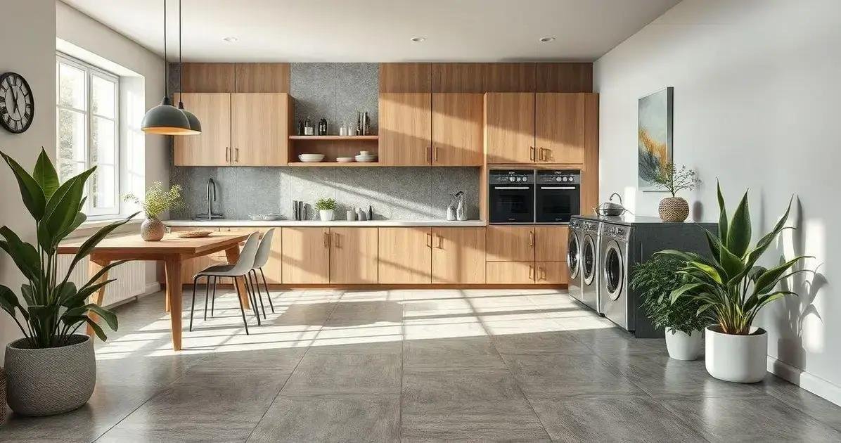 Microcimento na lavanderia: Vantagens