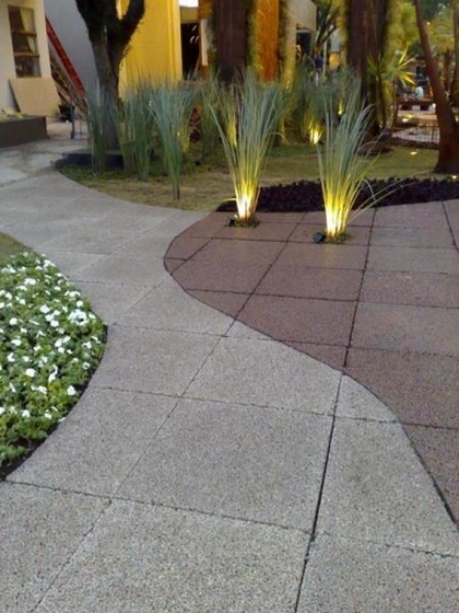 piso drenante para quintal