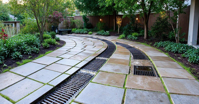 piso drenante para quintal