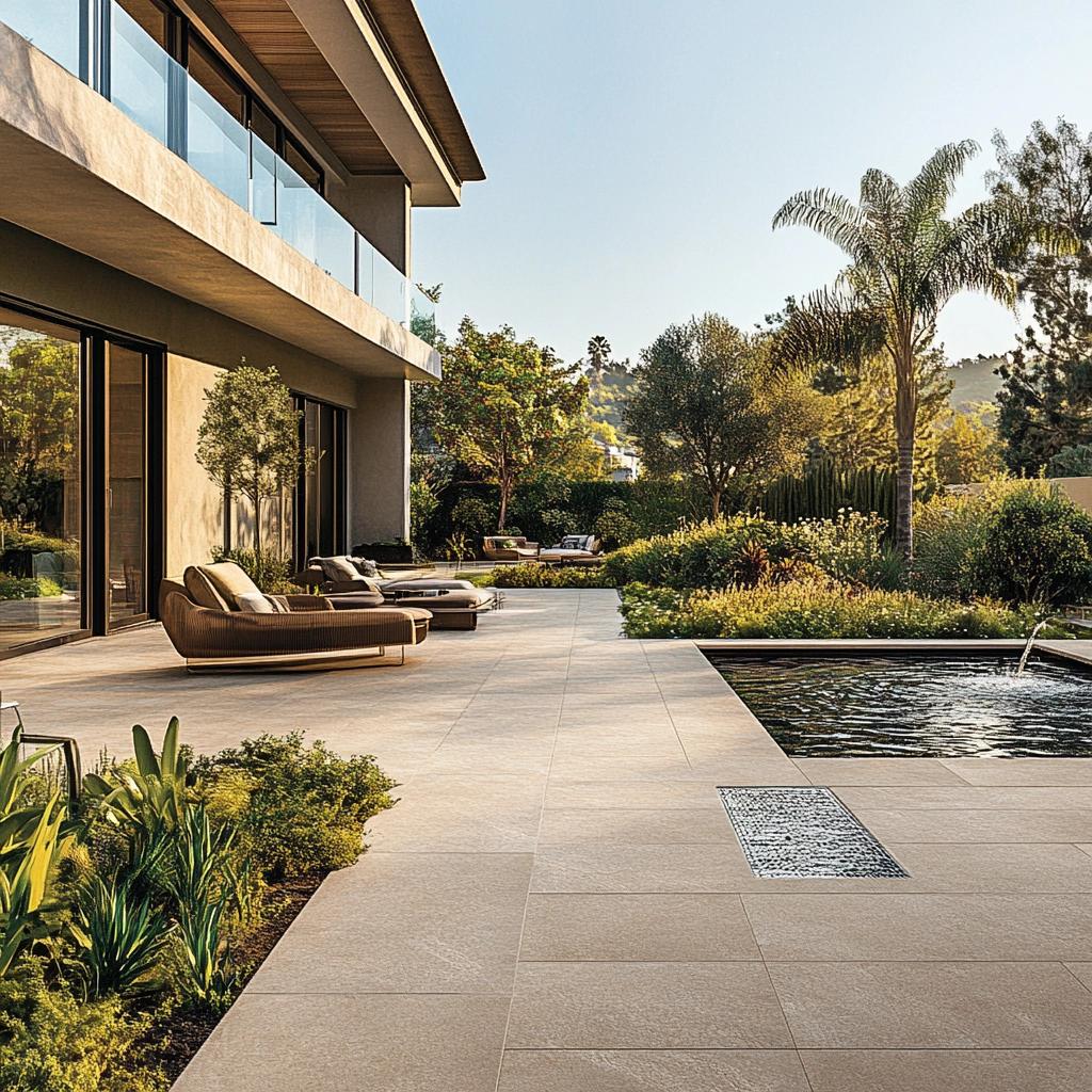 piso drenante para quintal