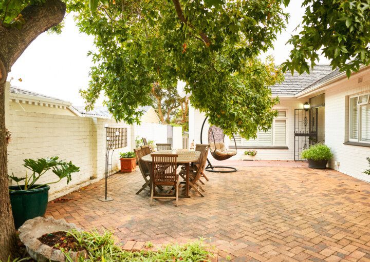 piso drenante para quintal