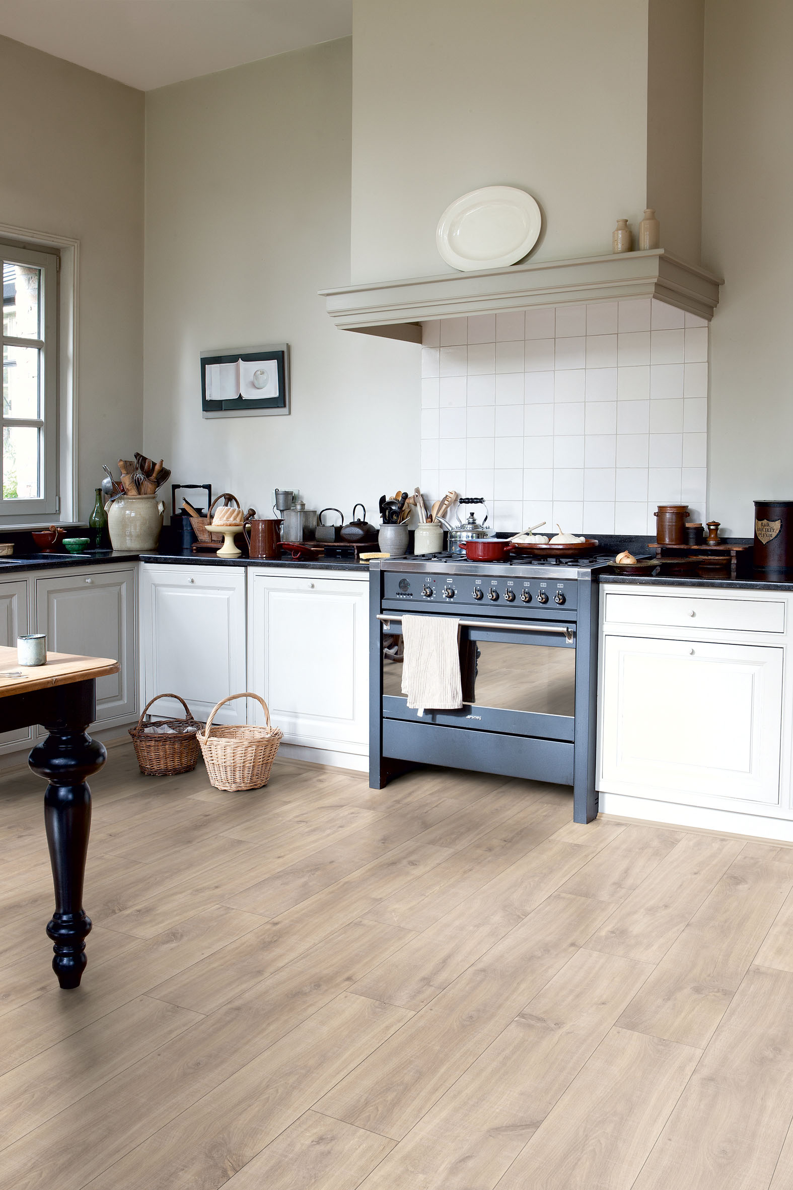 piso laminado na cozinha