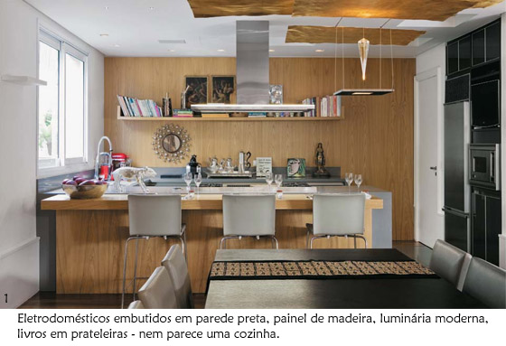 piso laminado na cozinha