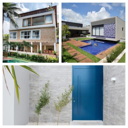 piso para fachada de casa